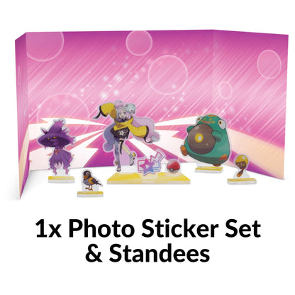 Iono's Bellibolt ex Premium Collection included Photo Sticker Set with Standees