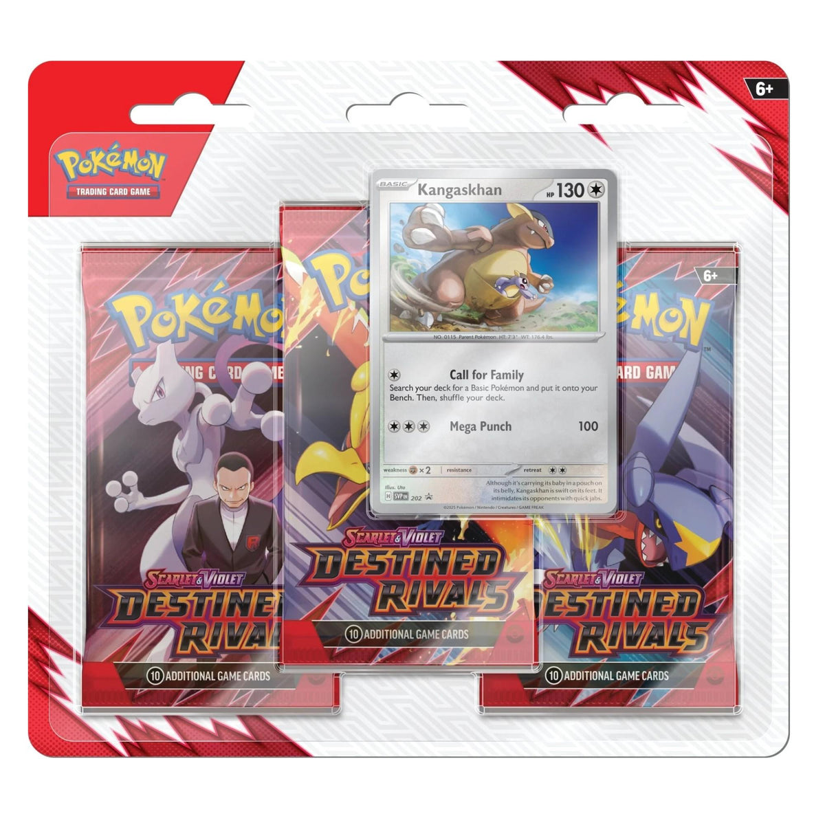 Pokemon TCG: Karmesin & Purpur – Ewige Rivalen 3-Pack Blister