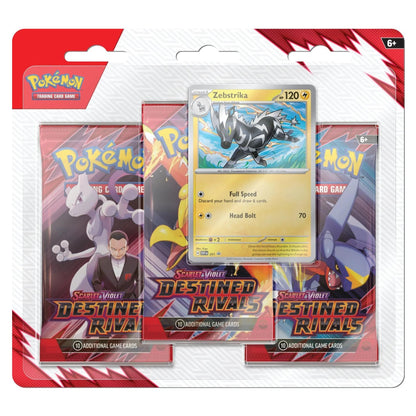 Pokemon TCG: Karmesin & Purpur – Ewige Rivalen 3-Pack Blister