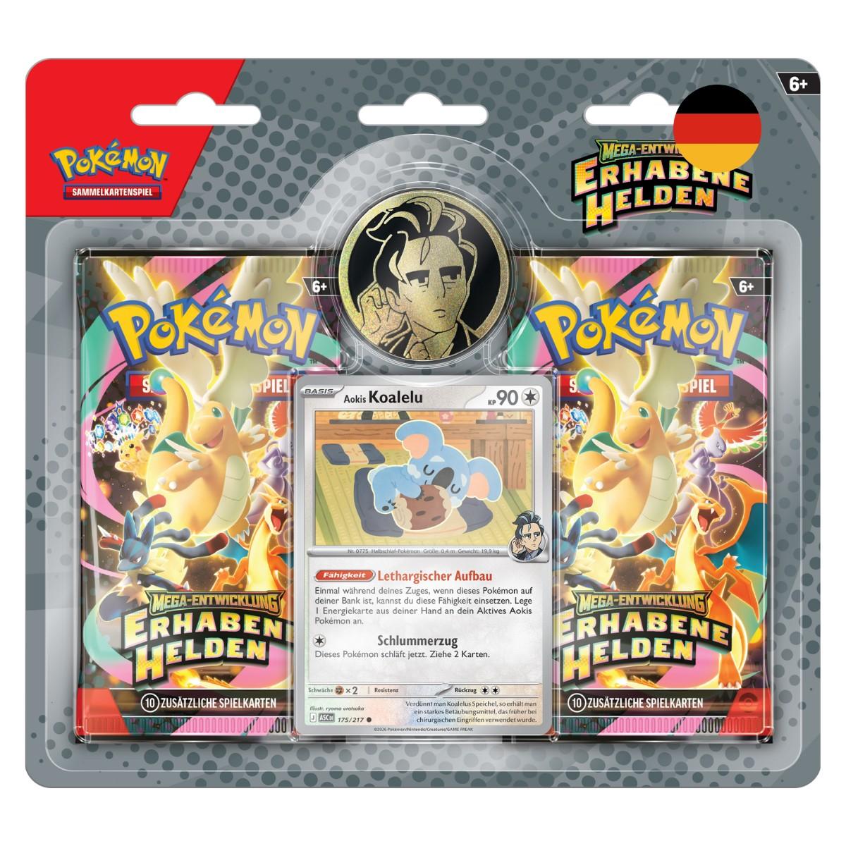 Pokémon TCG Erhabene Helden – 2-Pack Blister – DE