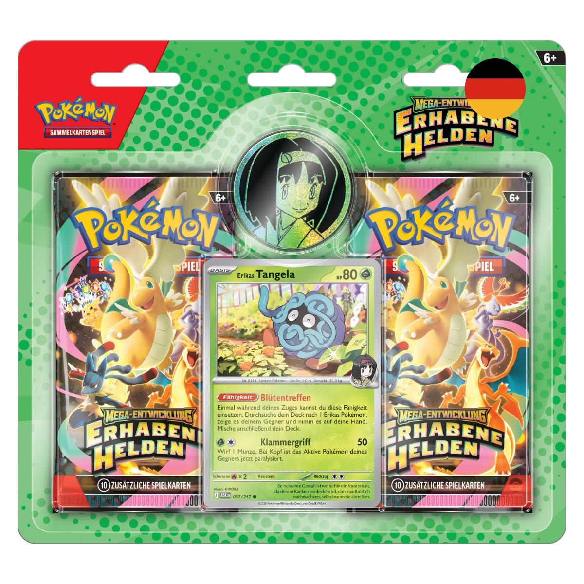 Pokémon TCG Erhabene Helden – 2-Pack Blister – DE