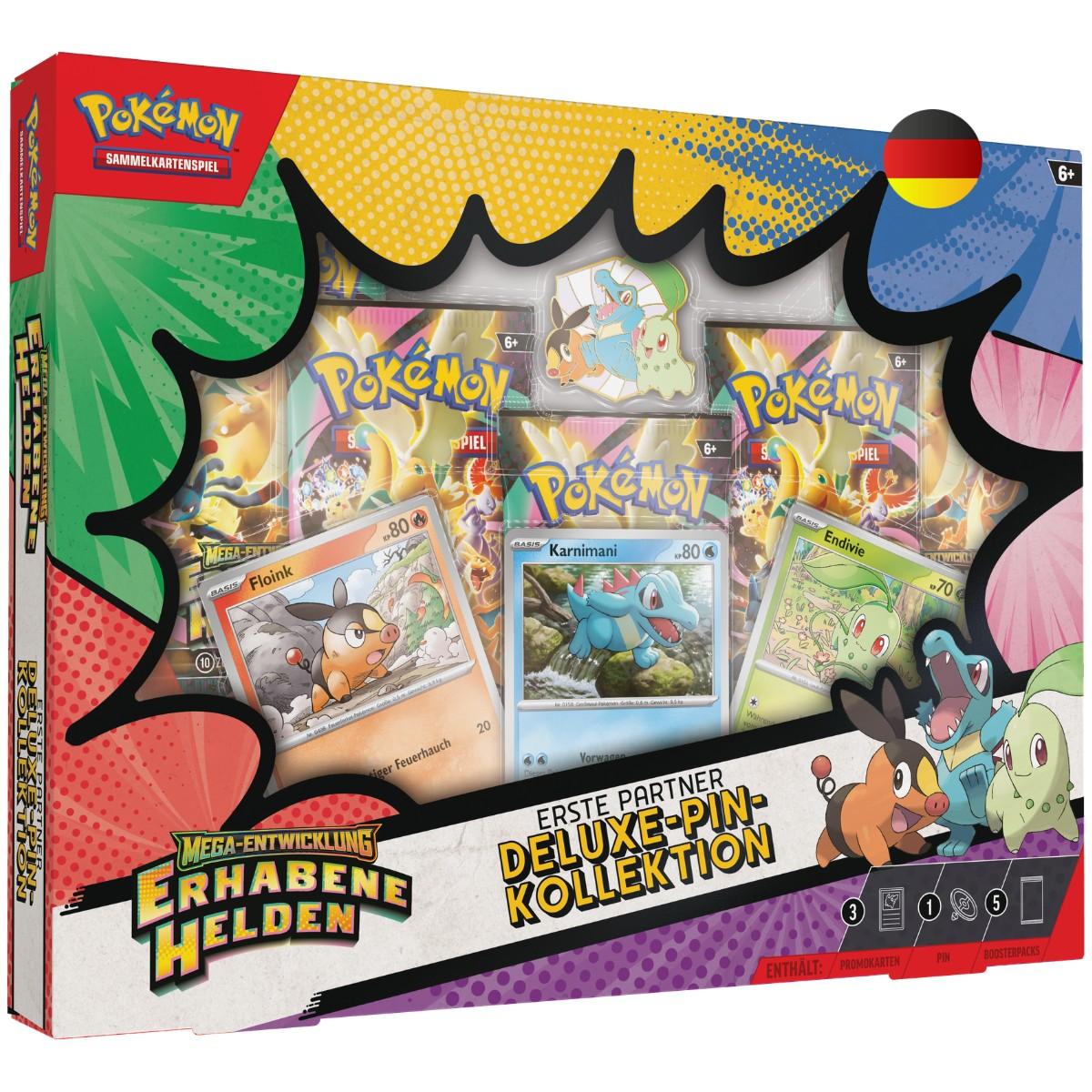 Pokémon TCG – Ascended Heroes Deluxe Pin Collection – First Partners (German Edition)