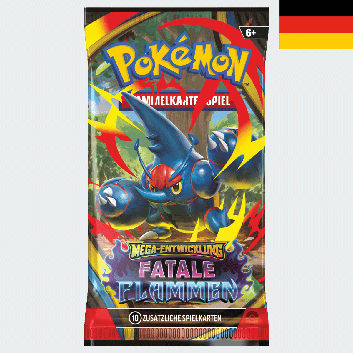 Pokémon TCG – Mega-Entwicklung Fatale Flammen – Booster – DE