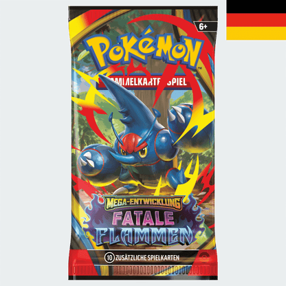 Pokémon TCG – Mega-Entwicklung Fatale Flammen – Booster – DE