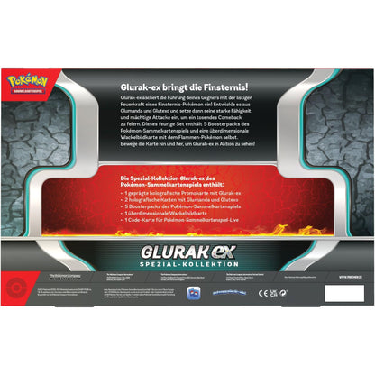 Rückseite der Glurak ex Spezial-Kollektion