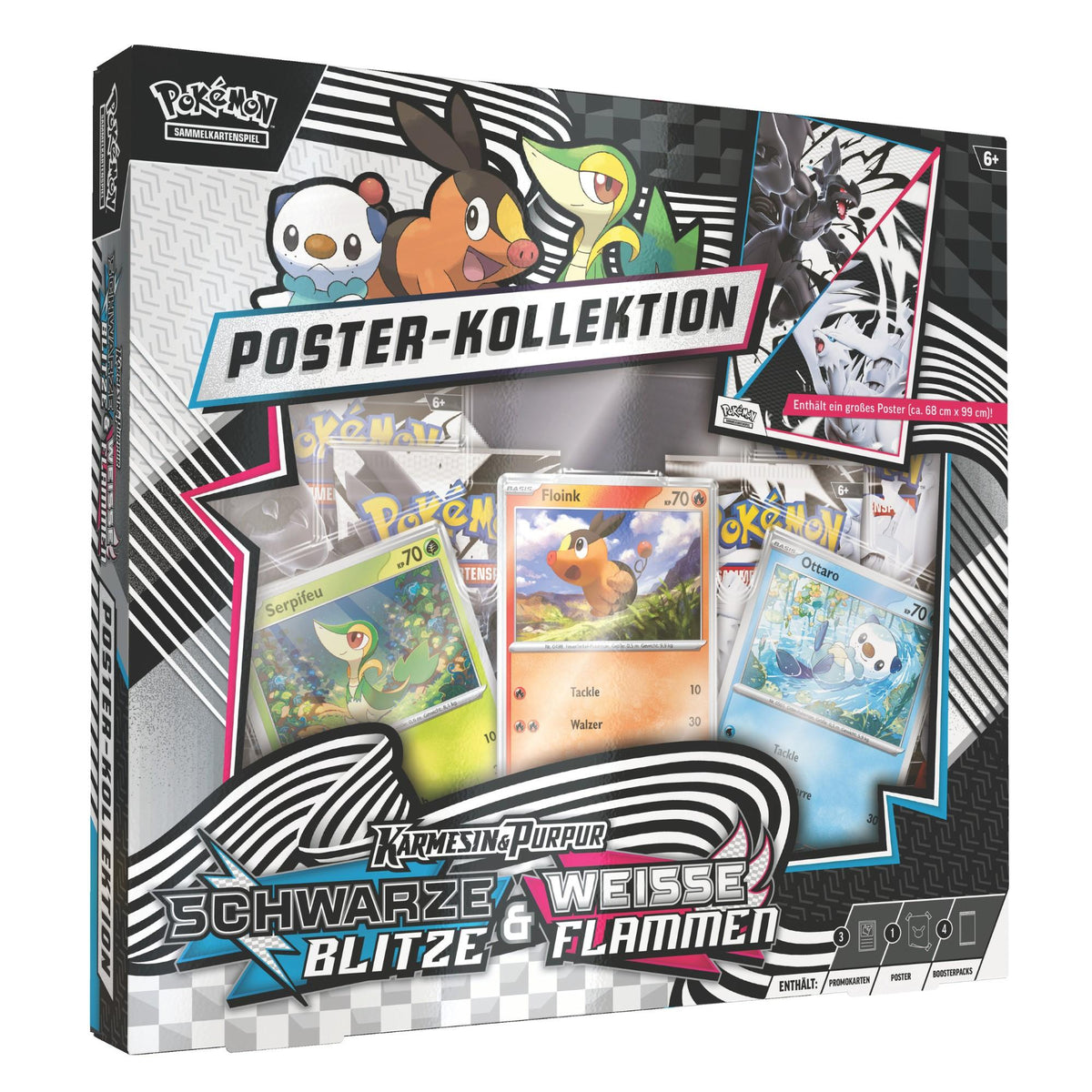 Pokemon TCG Scarlet & Violet 10.5 – Black Bolt & White Flare Poster Collection