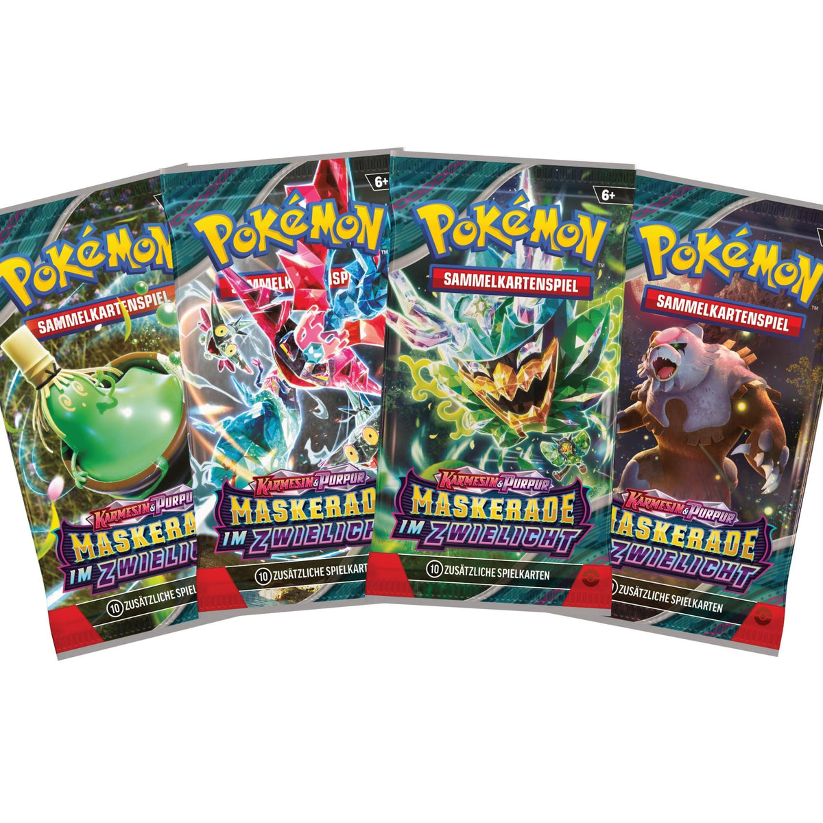 Pokemon TCG Karmesin & Purpur - Maskerade im Zwielicht Booster