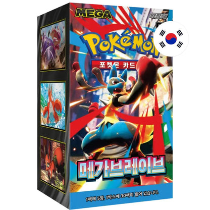 Pokémon TCG Mega Brave M1L - Booster Display (Koreanisch)