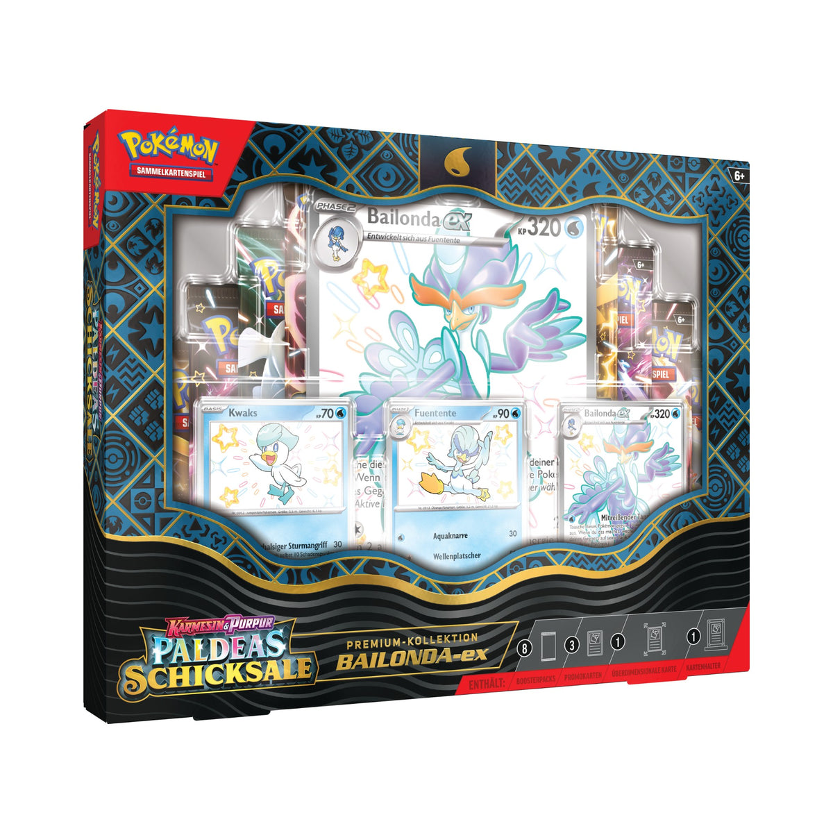 Pokemon TCG - Paldeas Schicksale Premium Kollektion Bailonda ex