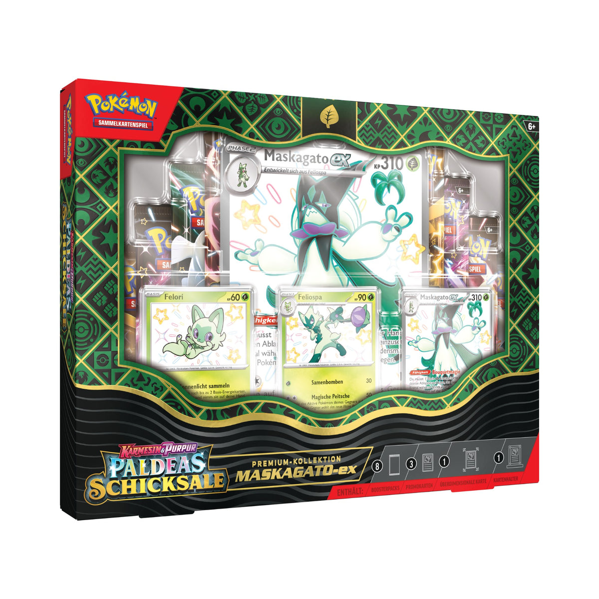 Pokemon TCG - Paldeas Schicksale Premium Kollektion Maskagato ex