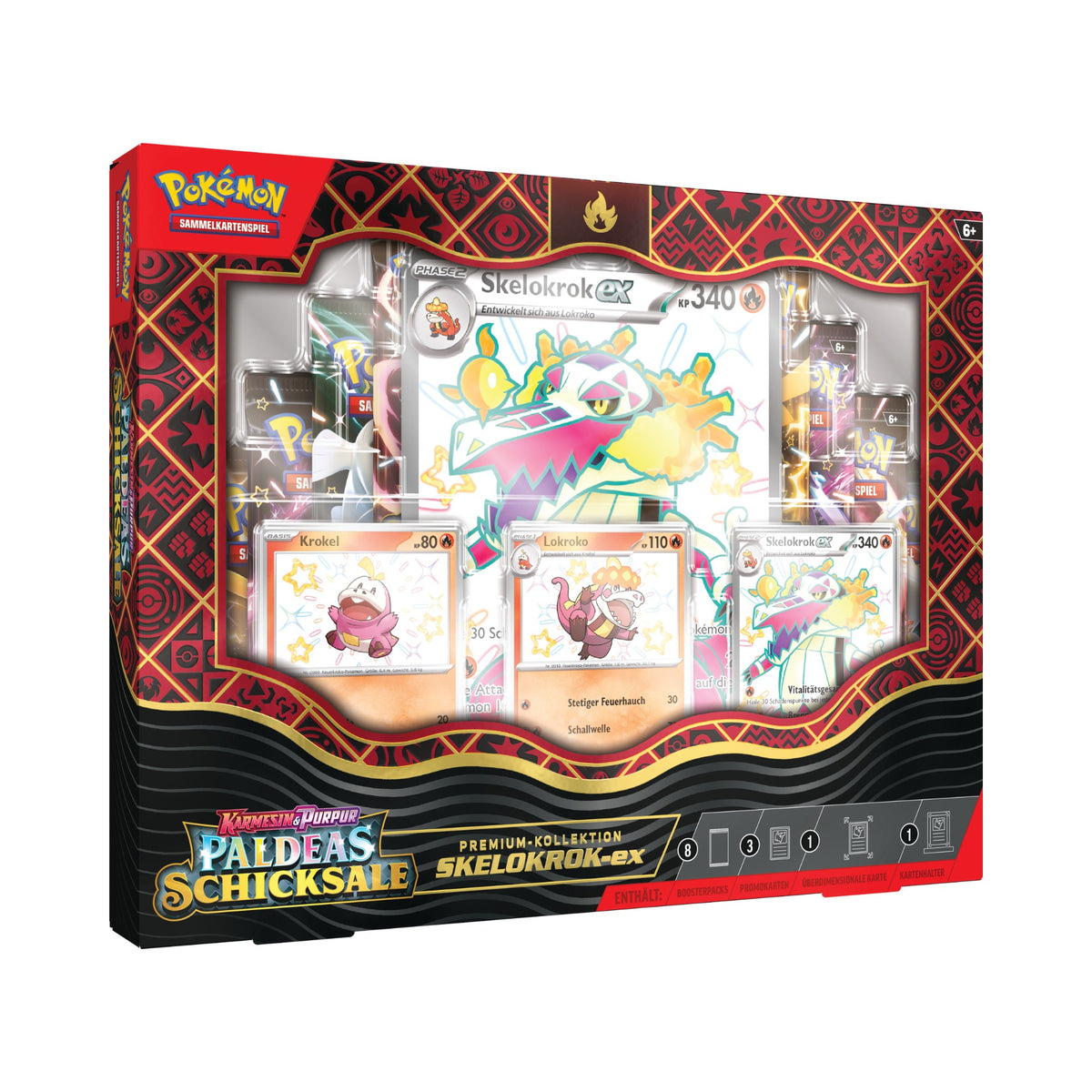Pokemon TCG - Paldeas Schicksale Premium Kollektion Skelokrok ex