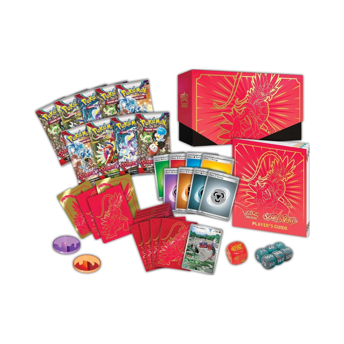 Der Inhalt der Pokemon TCG Top Trainer Box - Karmesin & Purpur Koraidon