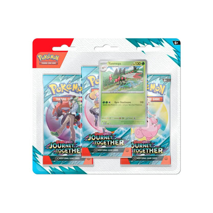 Pokemon TCG Journey Together 3-Pack Blister Yanmega