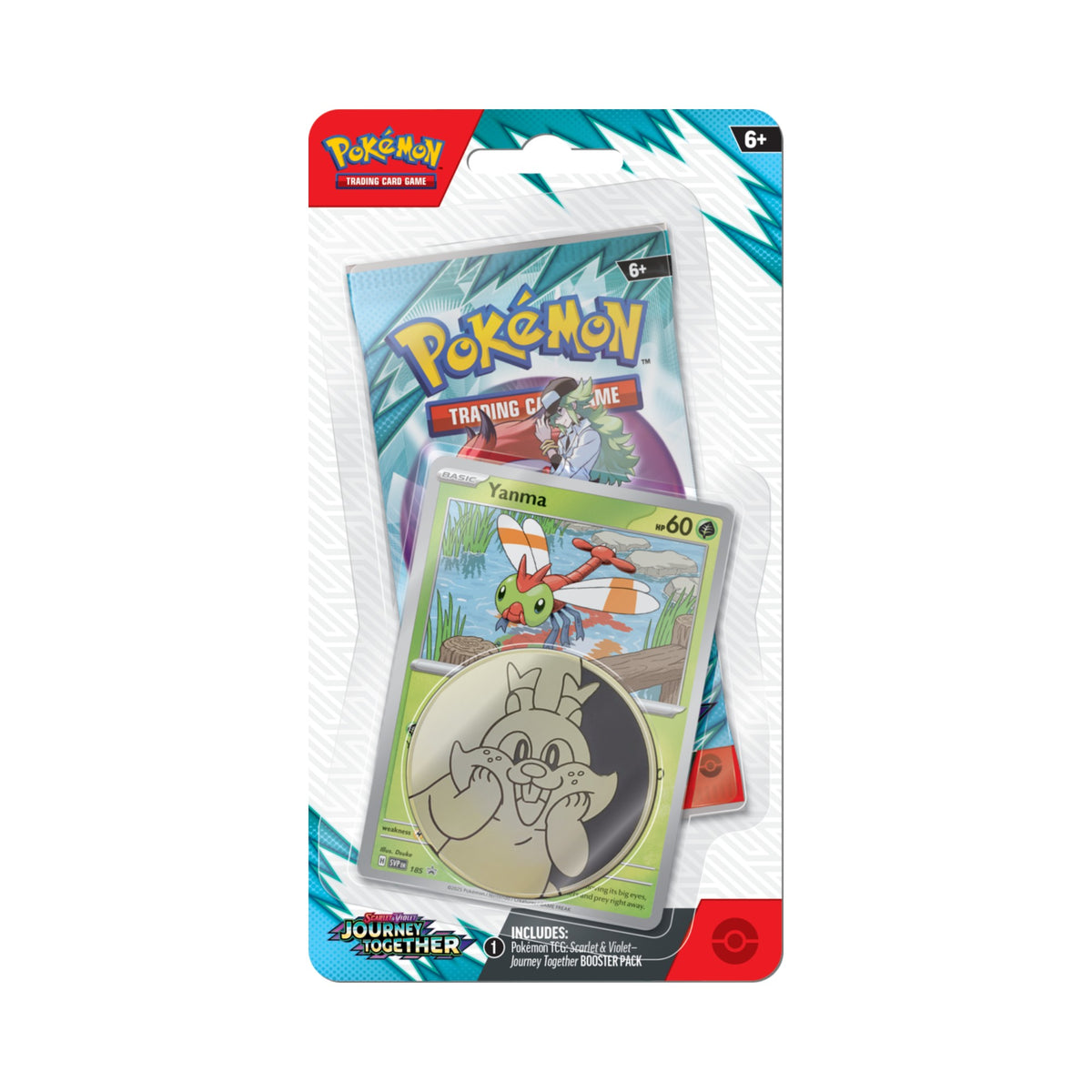 Pokemon TCG Journey Together Checklane Blister Yanma