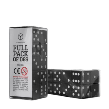 Q-Workshop – Full Pack: D6 Dice Set (20 Pieces, 16 mm)