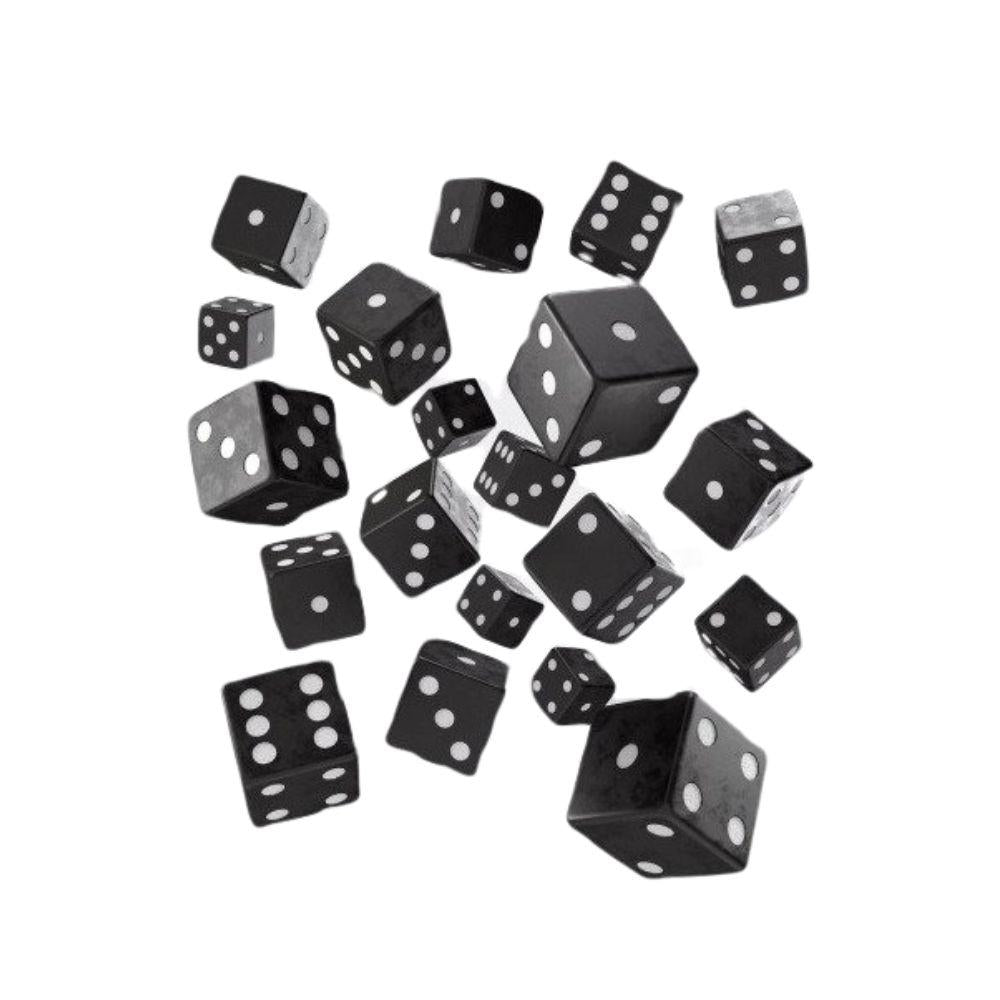 Q-Workshop – Full Pack: D6 Dice Set (20 Pieces, 16 mm)