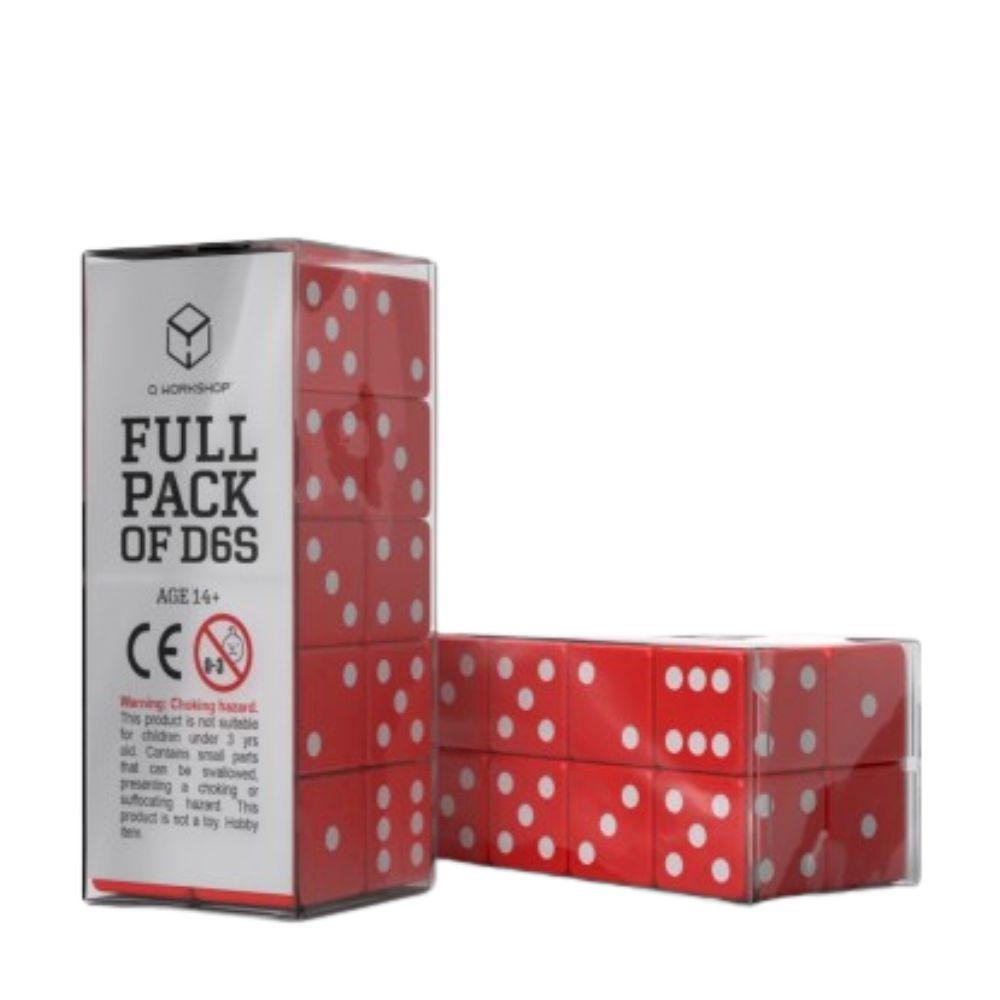 Q-Workshop – Full Pack: D6 Dice Set (20 Pieces, 16 mm)