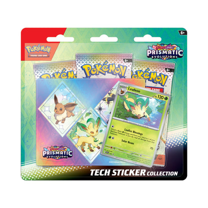 Pokemon TCG - Tech Sticker Collection with promo card Leafeon