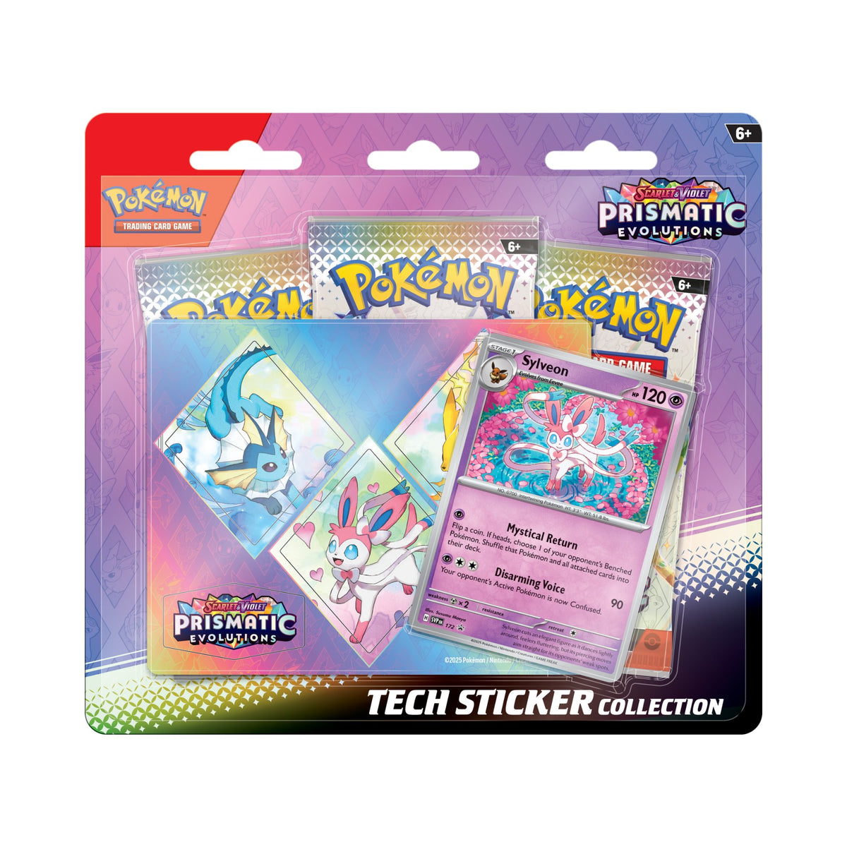 Pokemon TCG - Tech Sticker Collection with promo card Sylveon