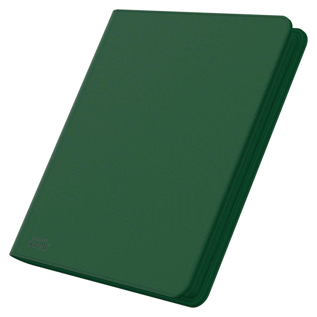 Das 12-Pocket Zipfolio von Ultimate Guard in der Farbe Grün