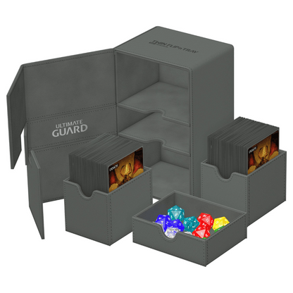 Ultimate Guard Flip'n'Tray holds up to two decks, dices and markers