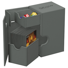 Ultimate Guard Flip'n'Tray shows its storage trays for cards, dices and markers