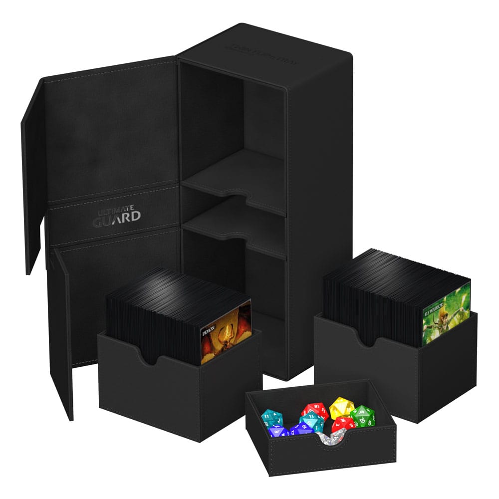 Ultimate Guard Twin Flip'n'Tray 266+ Xenoskin – Dual Commander Deck Box