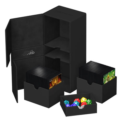 Ultimate Guard Twin Flip'n'Tray 266+ Xenoskin – Dual Commander Deck Box