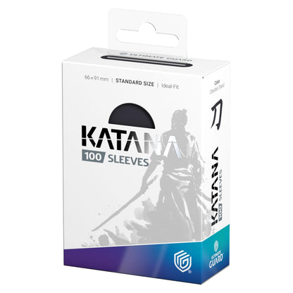 Ultimate Guard Katana Sleeves Obsidian Shade packaging front