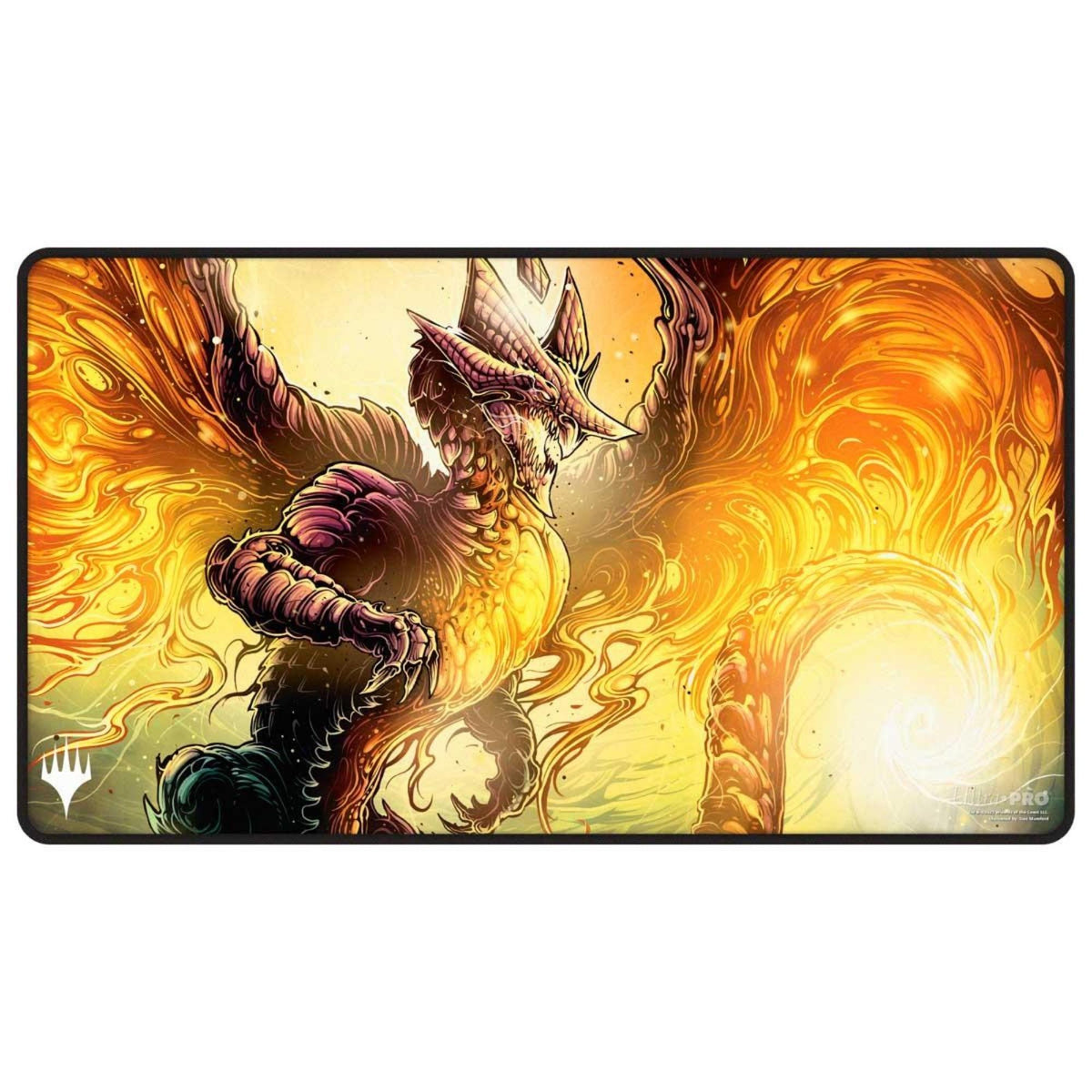 Ultra Pro Black Stitched Playmat with Abzan Artwork from MTG Tarkir Dragonstorm 