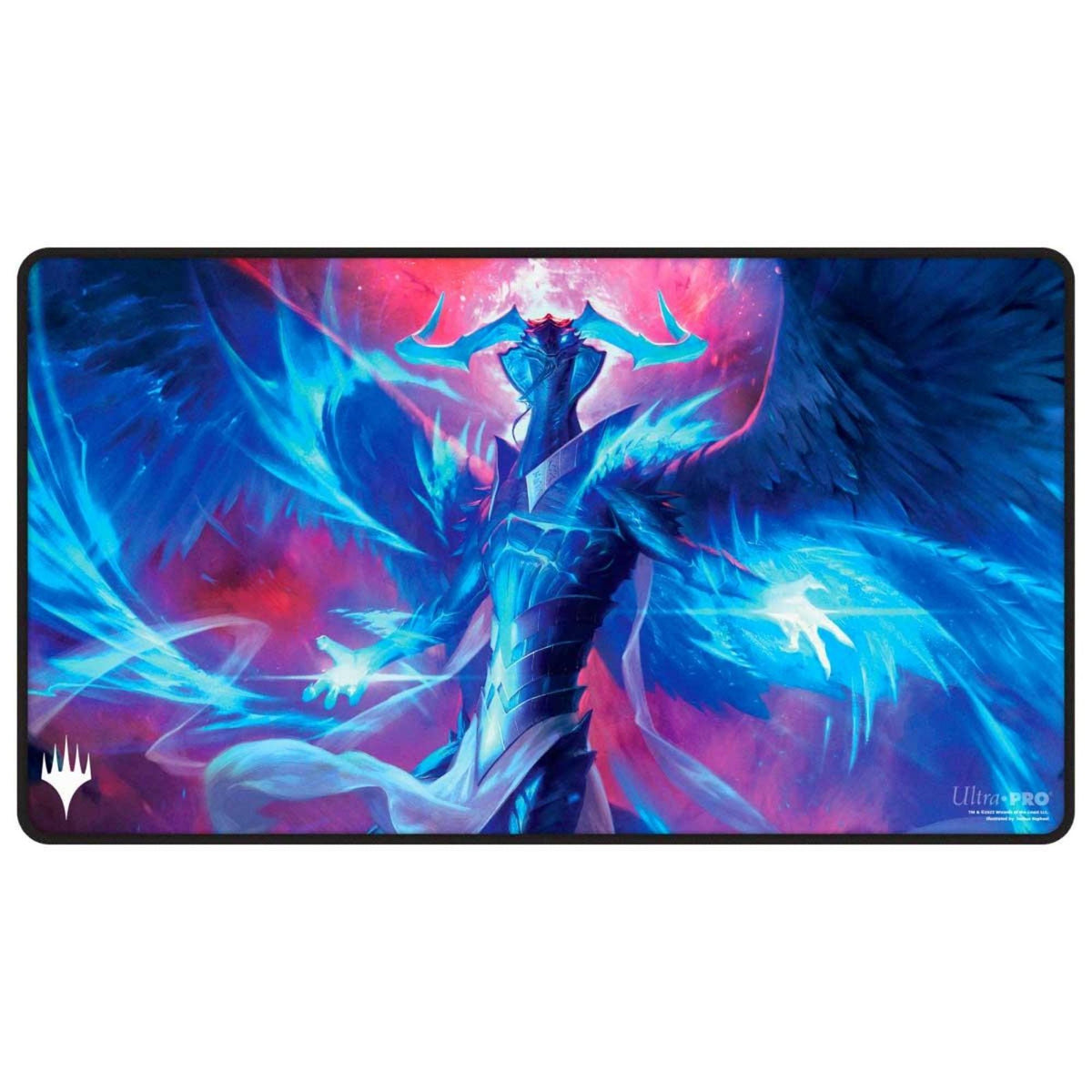 Ultra Pro Playmat mit Artwork aus Magic The Gathering Tarkir Drachensturm; Design zeigt den Planeswalker Ureni