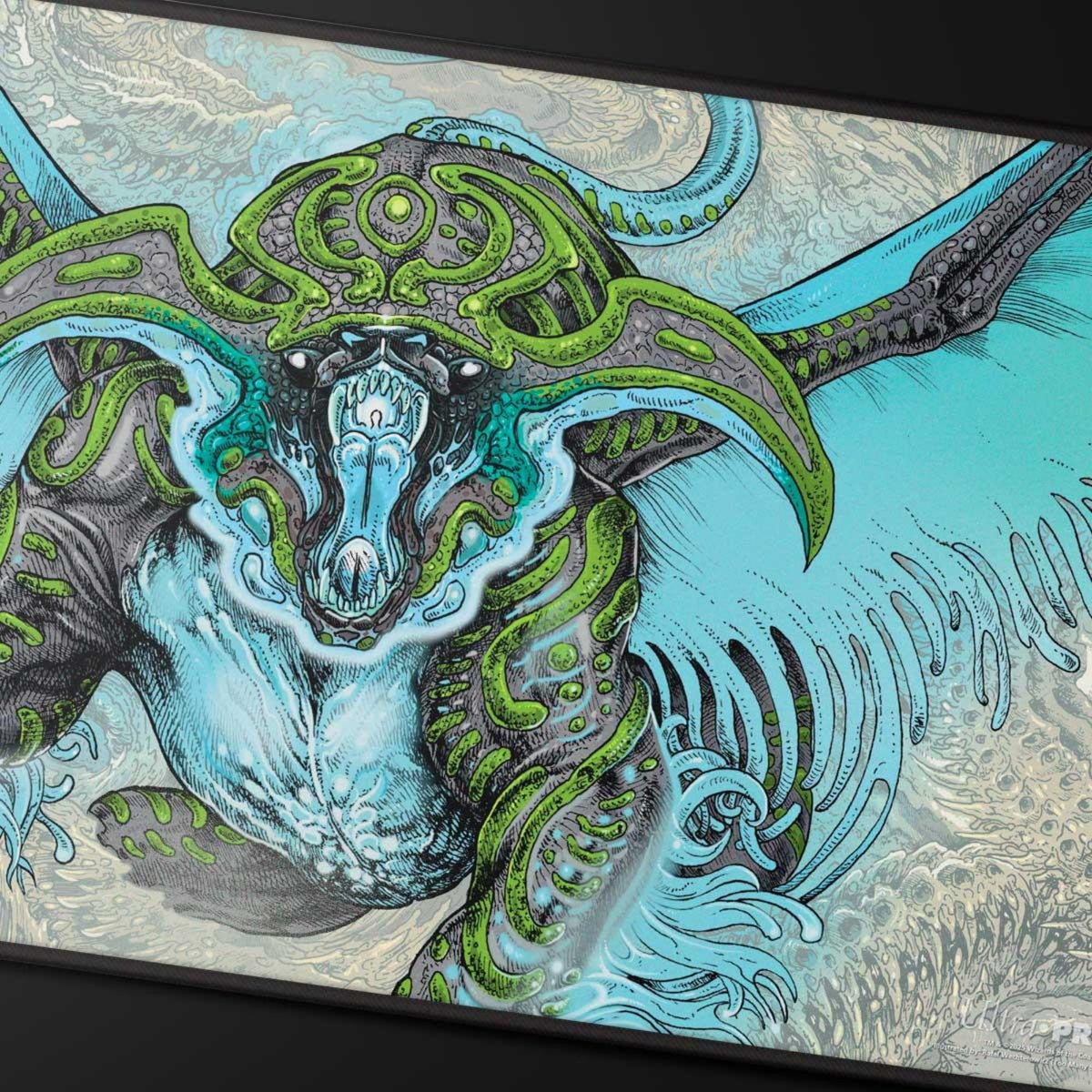 MTG Tarkir Playmat Temur von Ultra Pro - Ureni the Song Unending