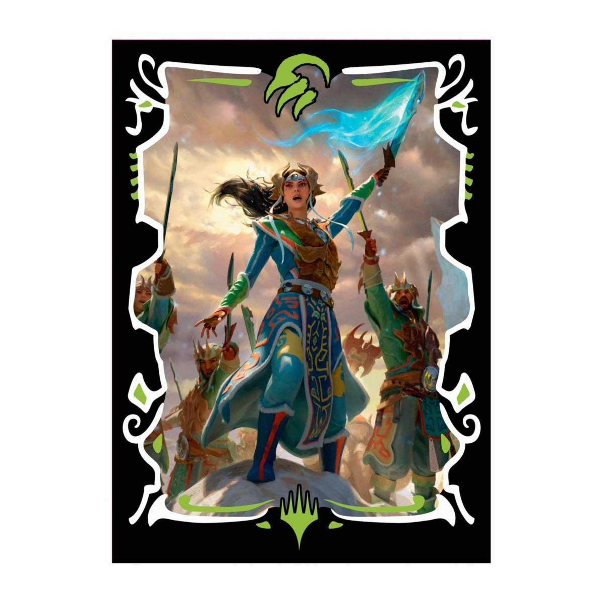 Ultra Pro 100 Deck Protector Sleeves - MTG Tarkir Dragonstorm Temur Commander