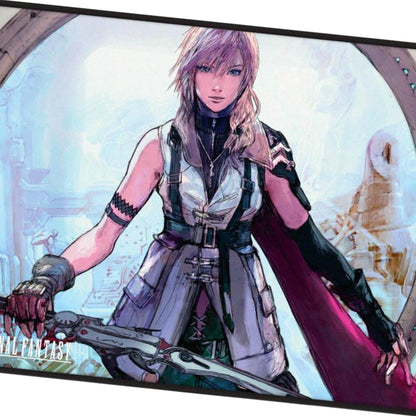 Ultra Pro Black Stitched Premium Playmat - MTG Final Fantasy Lightning, Army of One