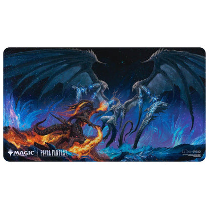 Ultra Pro Premium Holofoil Playmat – MTG Final Fantasy Bahamut & Ifrit