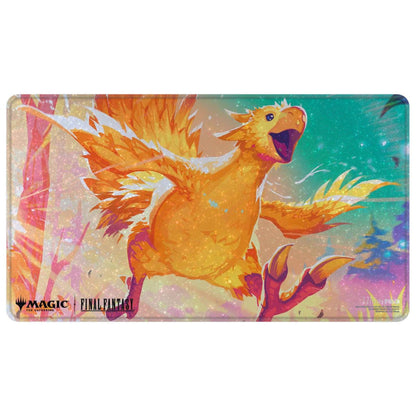 Ultra Pro Premium Holofoil Playmat – MTG Final Fantasy Traveling Chocobo (Gold)