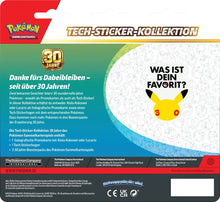 Pokémon TCG: 30th Celebration Tech Sticker Collection (German)