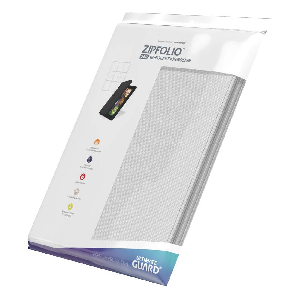 Ultimate Guard Zipfolio 360 Xenoskin – 18-Pocket Sammelalbum mit Reißverschluss
