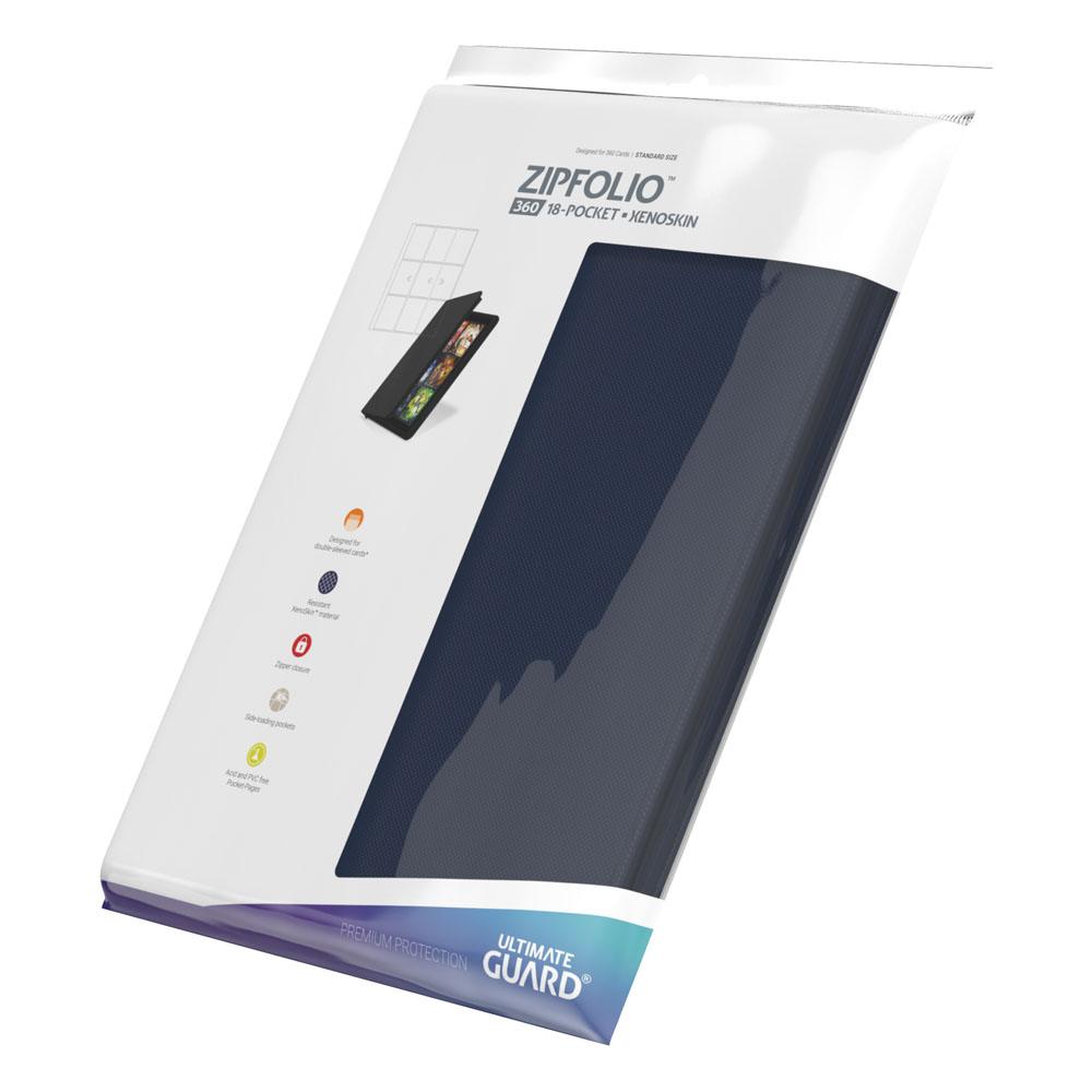 Ultimate Guard Zipfolio 360 Xenoskin – 18-Pocket Sammelalbum mit Reißverschluss