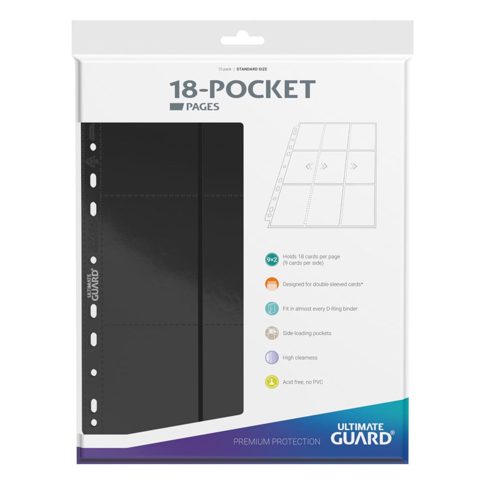 Ultimate Guard 18-Pocket Pages Side-Loading (10 Stück) – Farbvariante