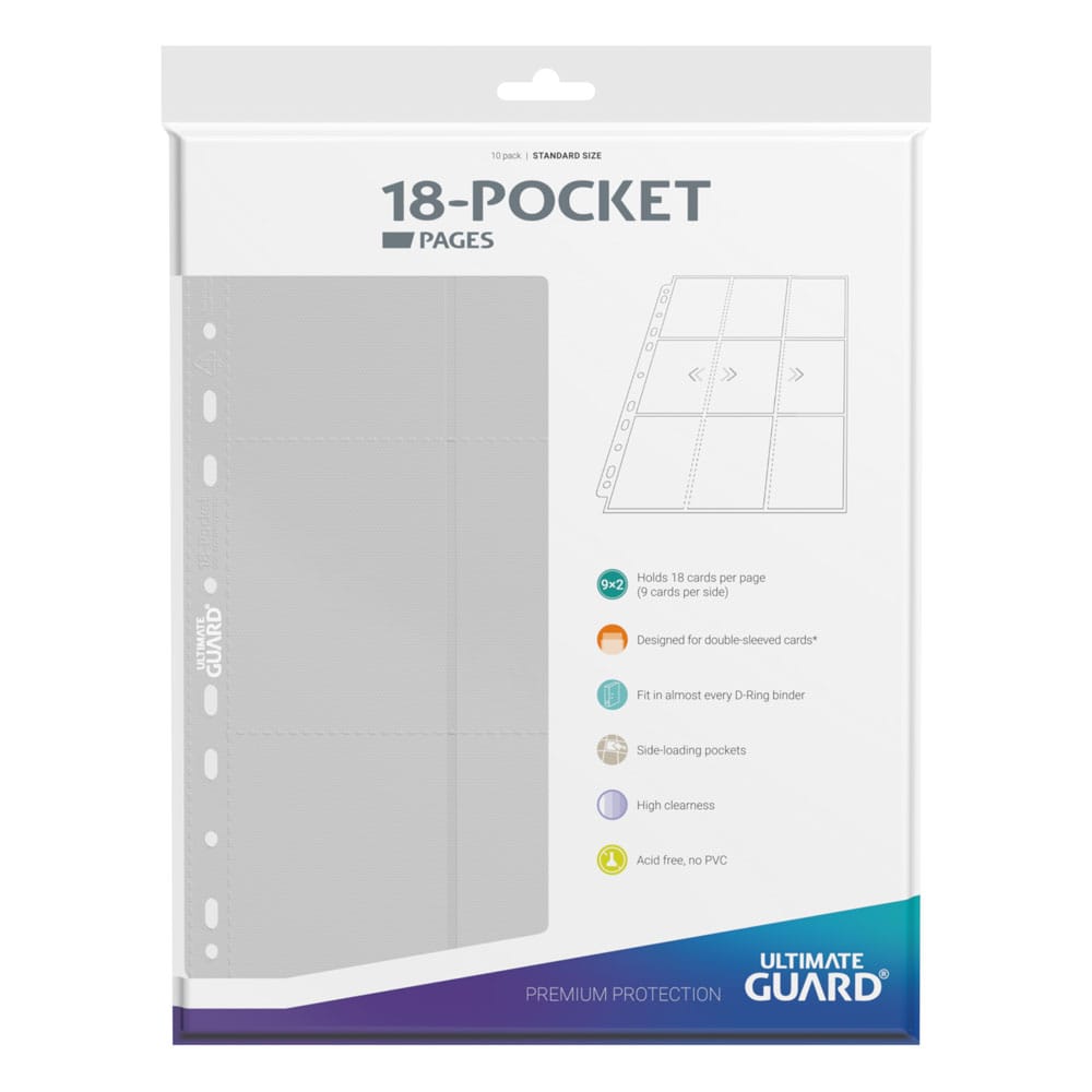 Ultimate Guard 18-Pocket Pages Side-Loading (10 Stück) – Farbvariante