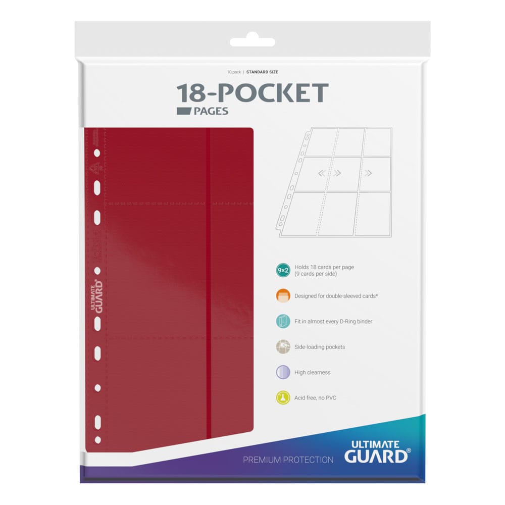 Ultimate Guard 18-Pocket Pages Side-Loading (10 Stück) – Farbvariante