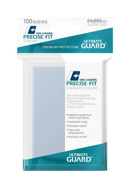 Ultimate Guard Precise-Fit Sleeves Standard Size (100) – Side-Loading Innenhüllen