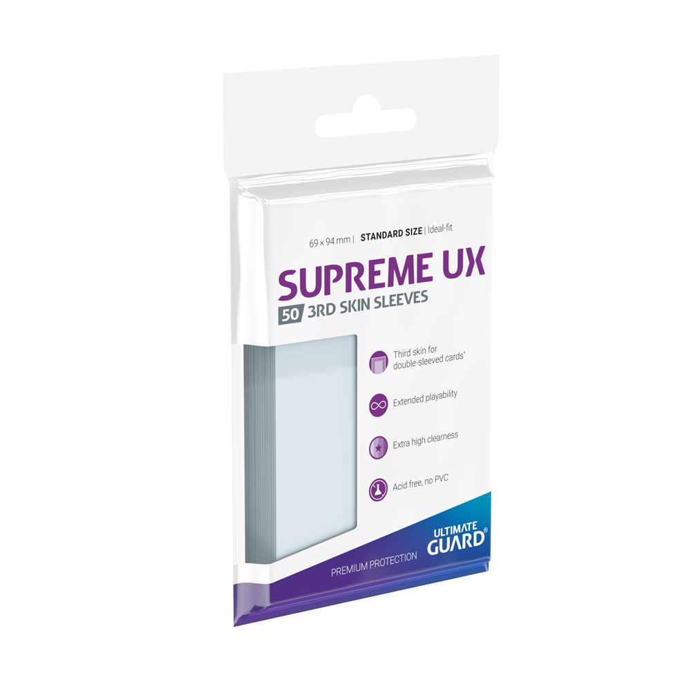 Ultimate Guard Supreme UX 3rd Skin Sleeves (50) – Standard Size Outer Sleeves