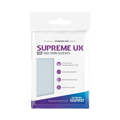 Ultimate Guard Supreme UX 3rd Skin Sleeves (50) – Standard Size Outer Sleeves