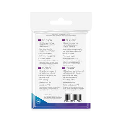 Ultimate Guard Supreme UX 3rd Skin Sleeves (50) – Standard Size Outer Sleeves