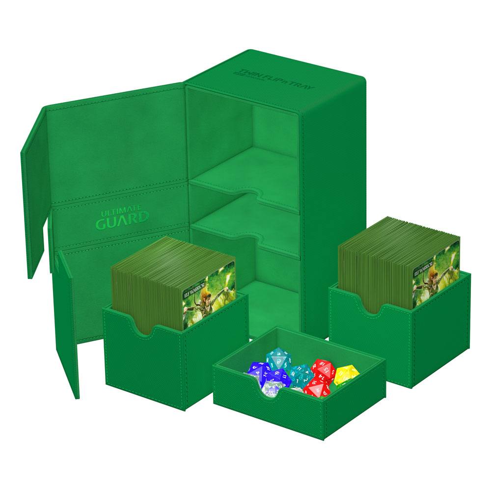 Ultimate Guard Twin Flip'n'Tray 200+ Xenoskin – Doppelte Premium-Deckbox