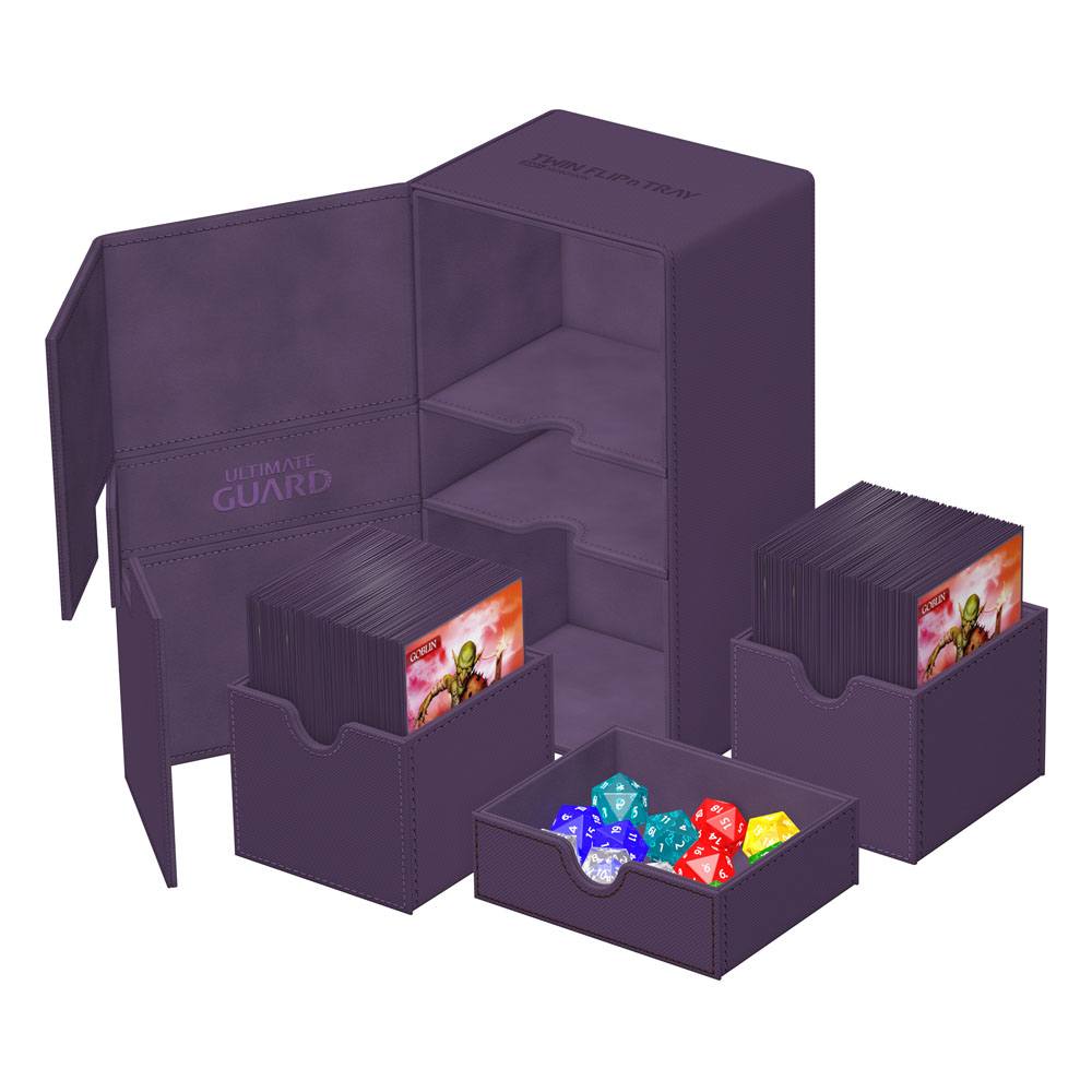 Ultimate Guard Twin Flip'n'Tray 200+ Xenoskin – Doppelte Premium-Deckbox