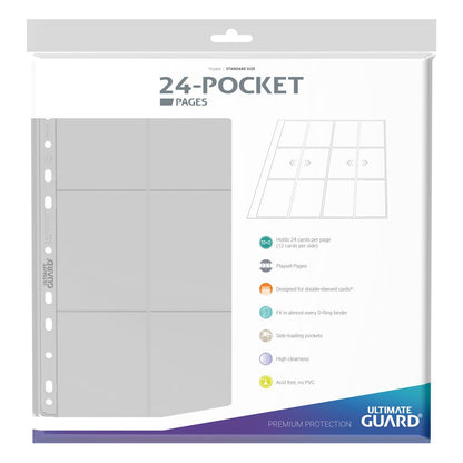 Ultimate Guard 24-Pocket QuadRow Pages Side-Loading (10 Stück)