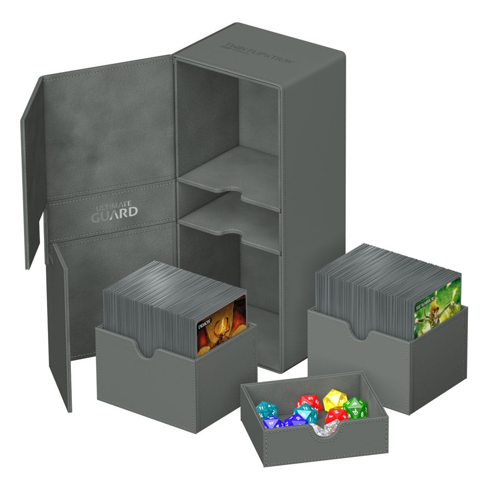 Ultimate Guard Twin Flip'n'Tray 266+ Xenoskin – Dual Commander Deck Box